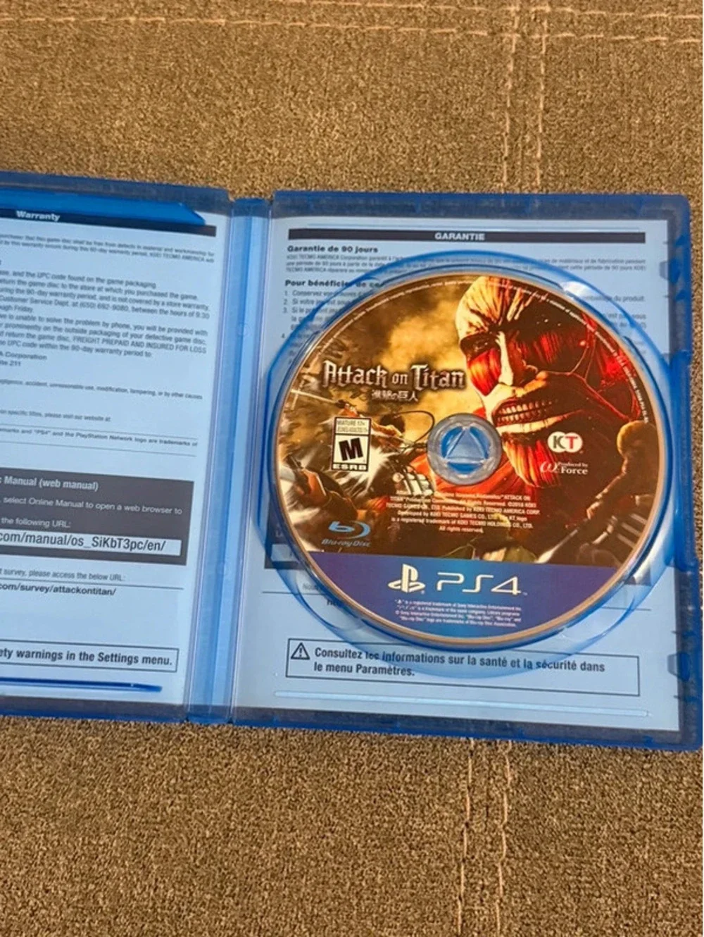 Attack on Titan for PlayStation 4